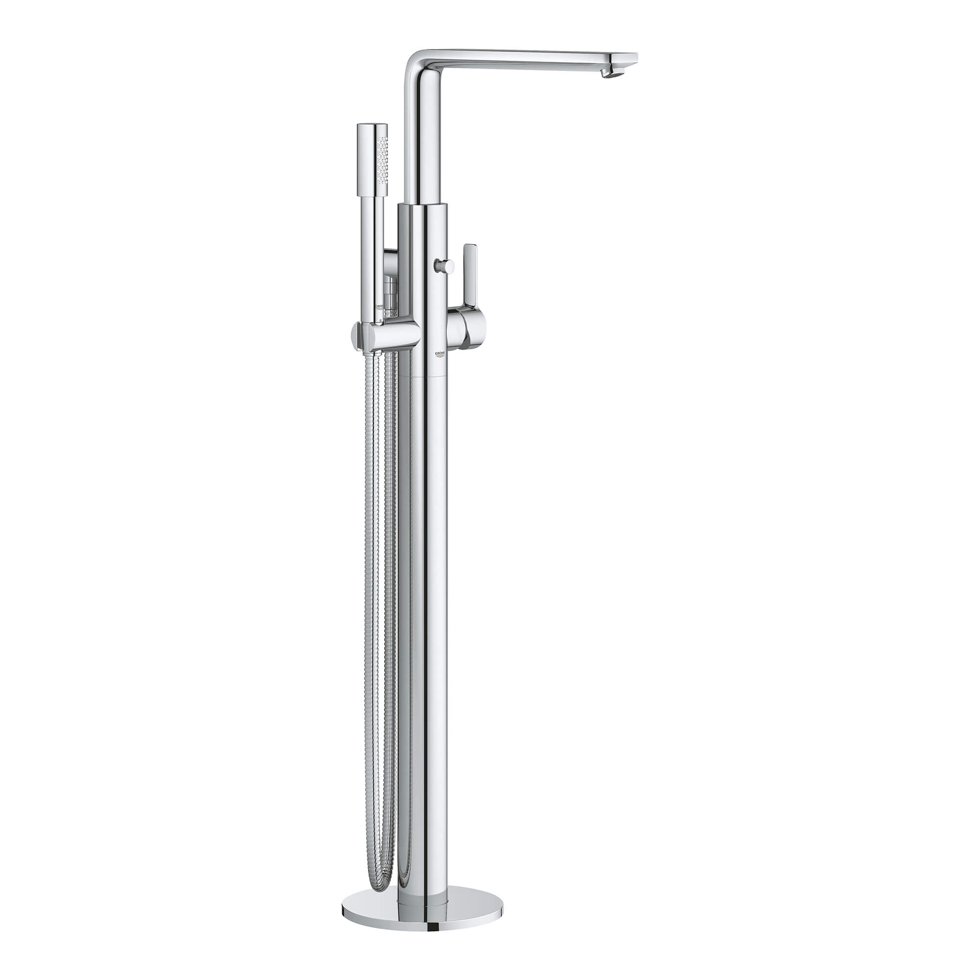 Single Handle Freestanding Tub Faucet with 175 GPM Hand Shower GROHE CHROME